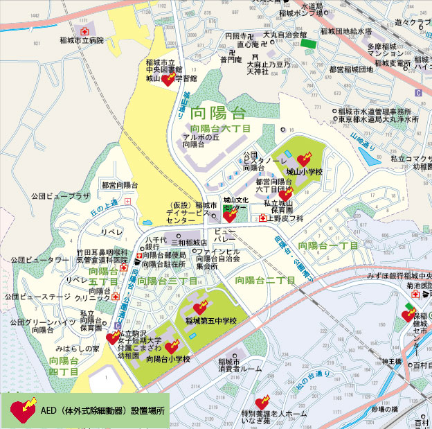 ���z��n���AED�}�b�v